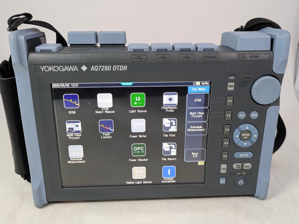 YOKOGAWA AQ7280 OTDR Optical Time Domain Reflectometer Mainframe Unit