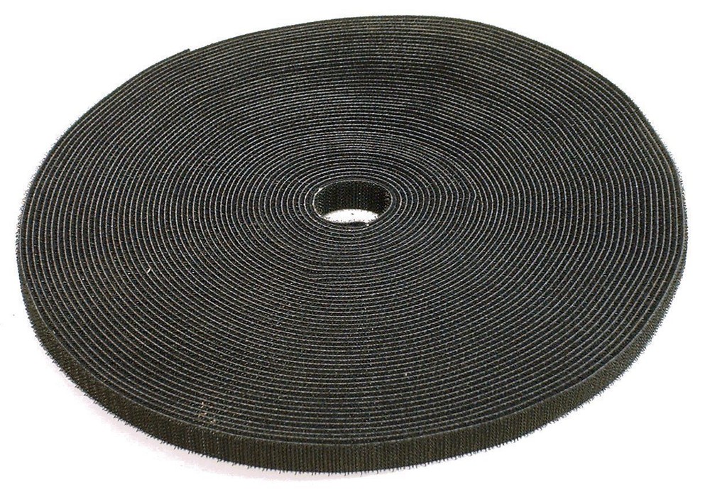 2 Pack Lot - 1" Roll Hook and Loop Reusable Cable Ties Wraps & Straps 25M 80ft
