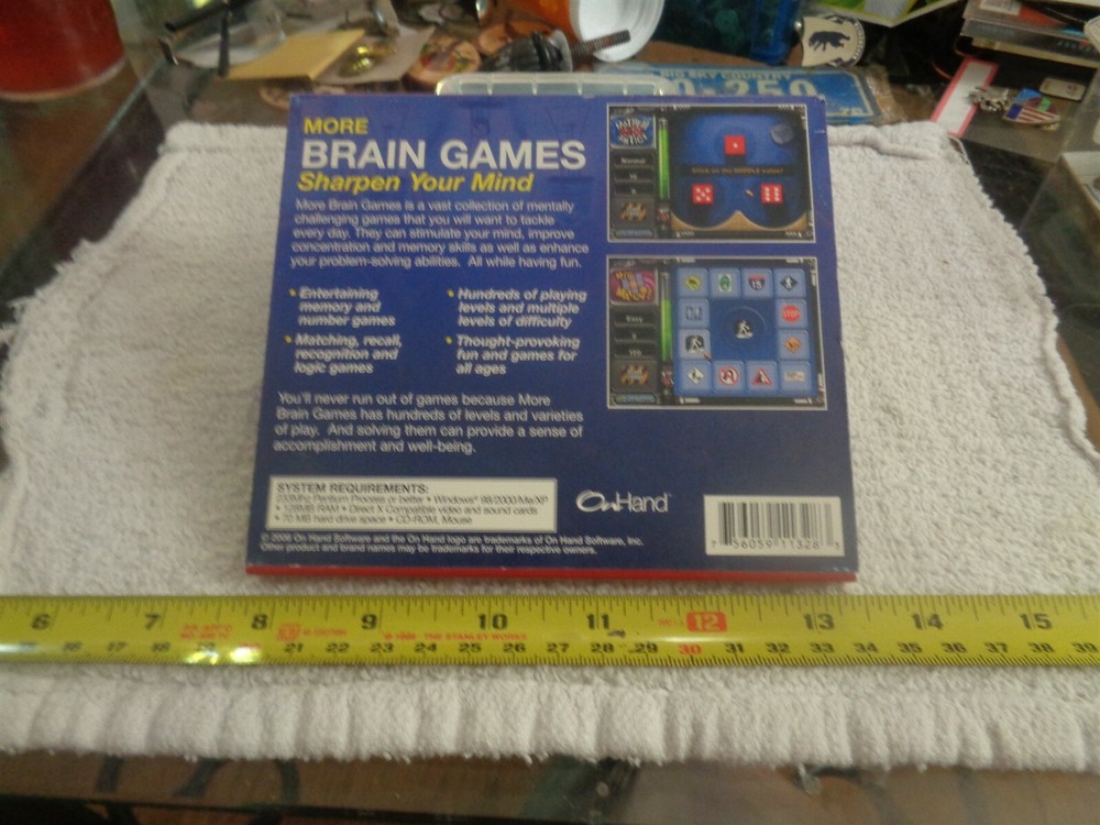More Brain Games Computer Program (BOX#YOSHI)