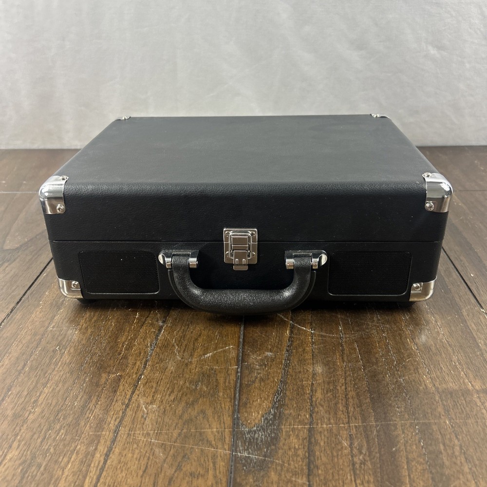 Victrola Journey+ Bluetooth Record Player Suitcase Black Open Box Tested Working