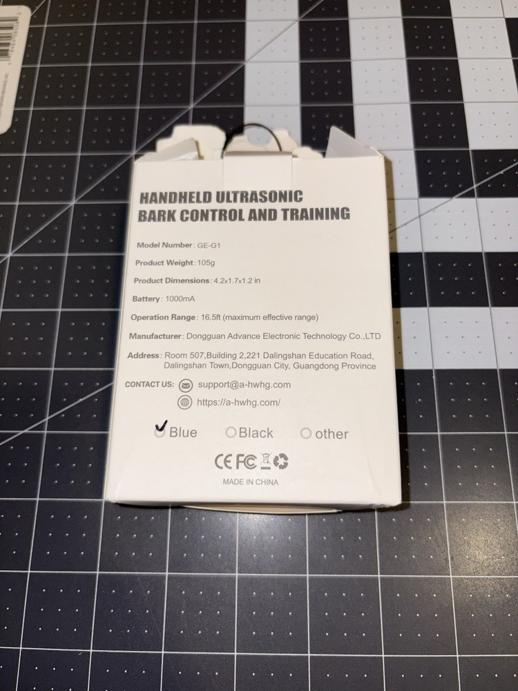 ultrasonic bark control device