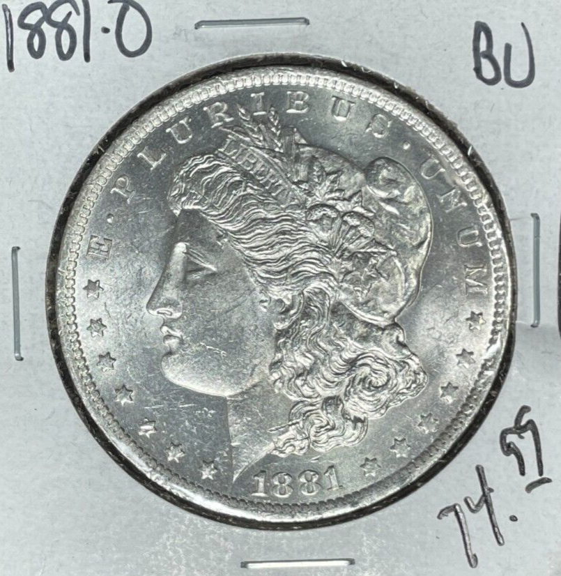 1881-O MORGAN SILVER DOLLAR ~ BU ~NICE COIN~