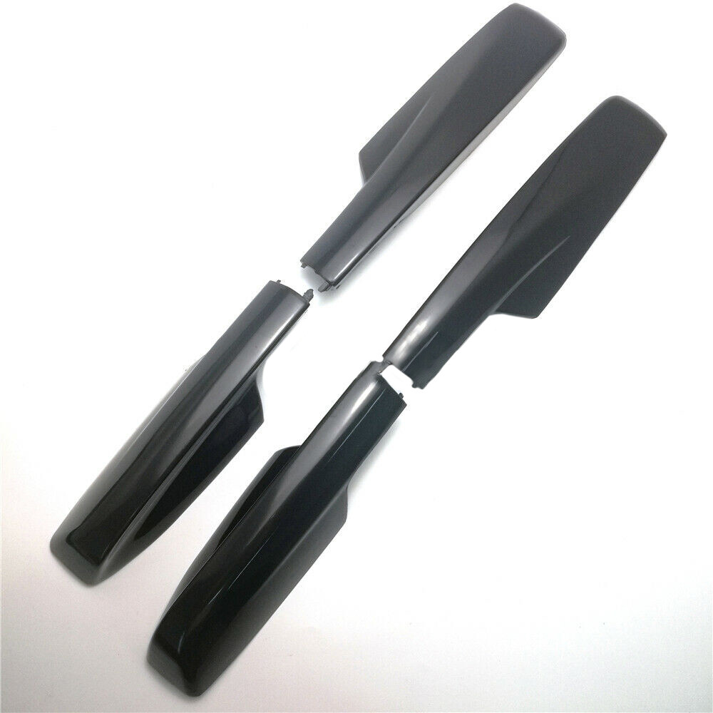 4pcs For Highlander 2001- 2007 Black Roof Rack Rails End Cover Replace