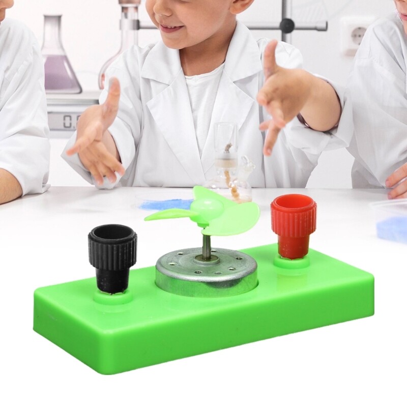 Physics Electricity Experiment Motor Small Solar Powered Mute Motor for Labs