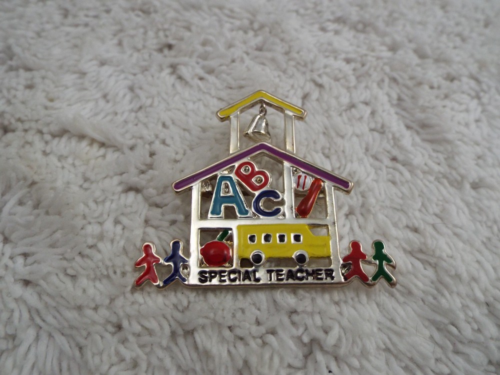 Special Teacher School House Pin (J20)