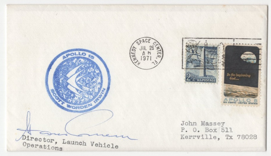 Hans Gruene Signed Cover Autograph / German WWII Rocket Scientist