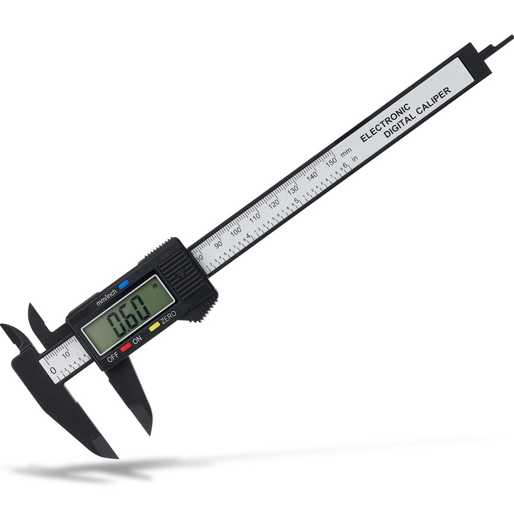 Digital Caliper, 06" Calipers Measuring Tool  Electronic Micrometer Caliper w...