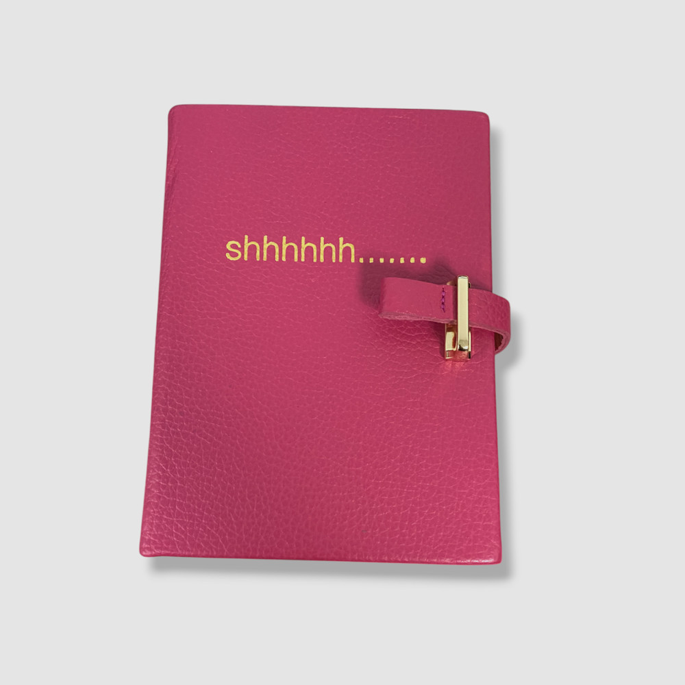Graphic Image x Bergdorf Goodman Pink Leather Diary