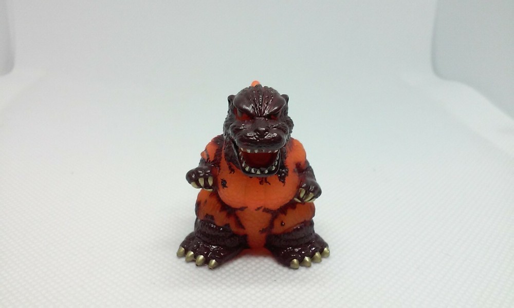 SD Burning Godzilla (1994) 2" Figure from Godzilla Soukougeki Set 2001 Bandai