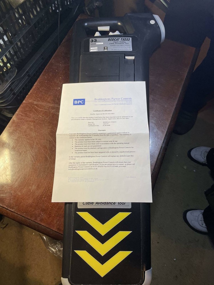 DEPTH FINDING CABLE AVOIDANCE TOOL BODCAT TXD33