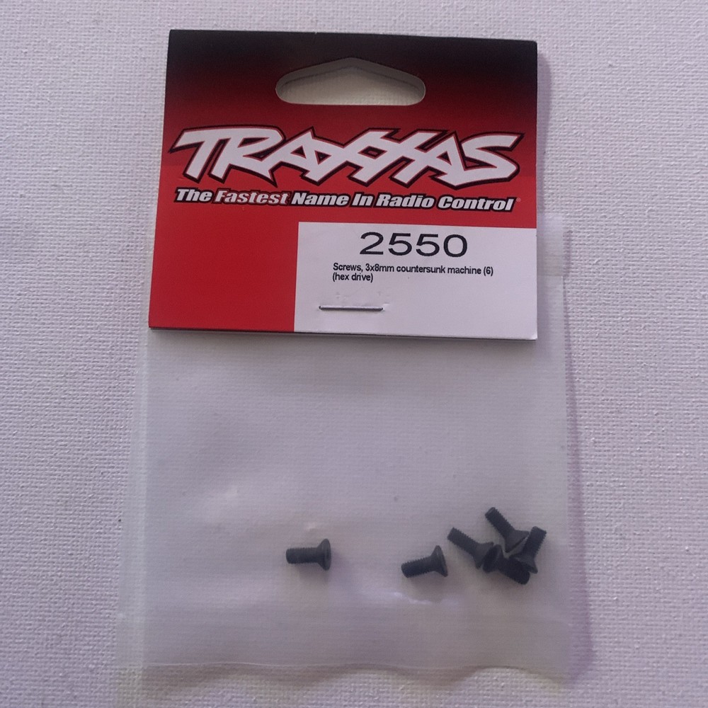 Traxxas Countersunk Screws 2550 NEW