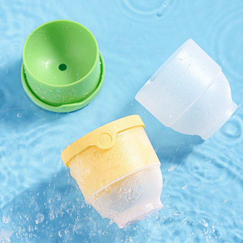 3 Pack Reusable Ice Ball Maker Easy Release Silicone Ice Sphere Mold