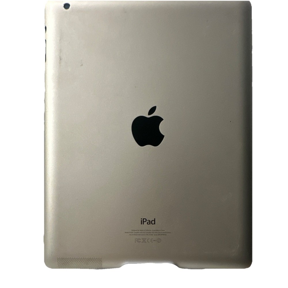 Apple iPad Tablet iOS Silver Series Black Front Silver Back