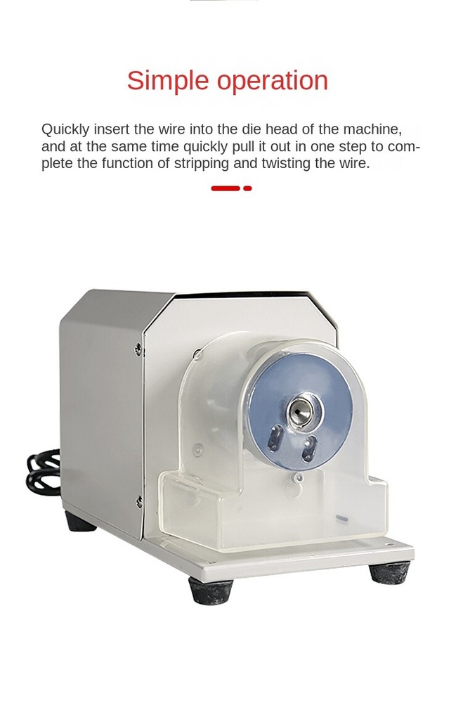 Electric Stripping and Twisting Machine for Electronic Wire Rubbing Tool
