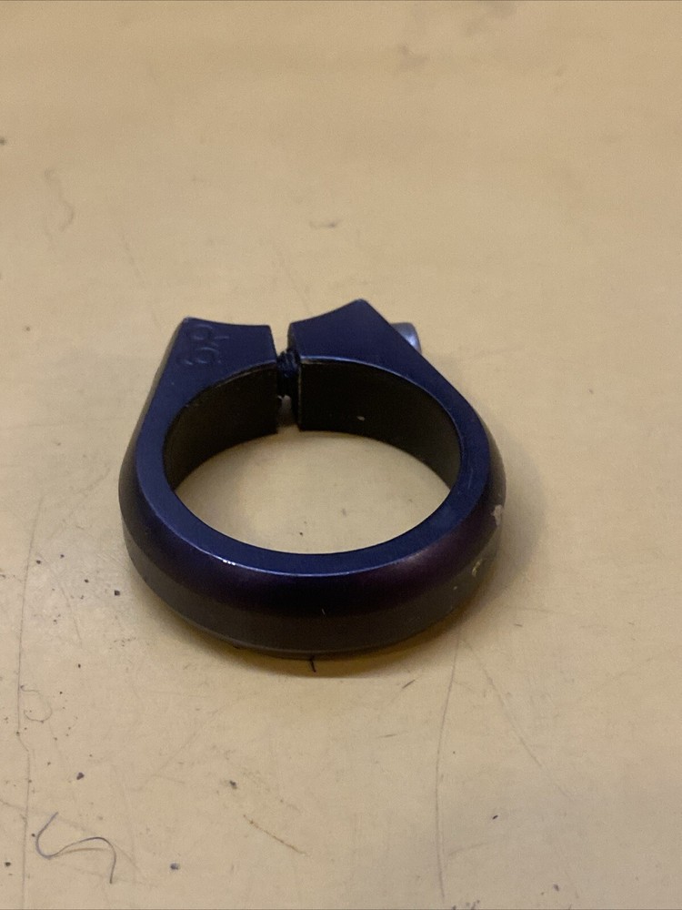 Black DKG Anodized Bolt-on Seatpost Clamp 35mm