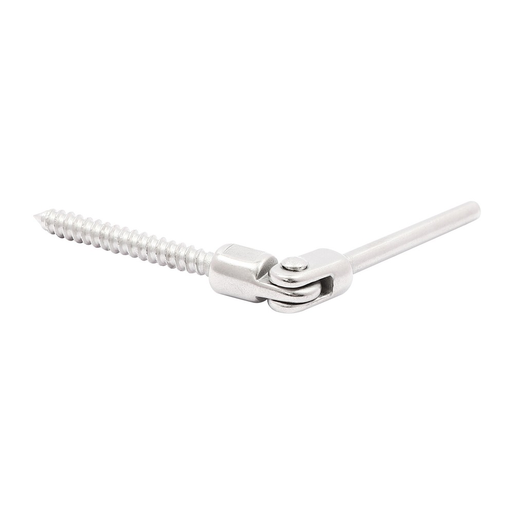 20pcs 180° Adjustable Angle Threaded Stud Tension End Cable Railing Kit NEW