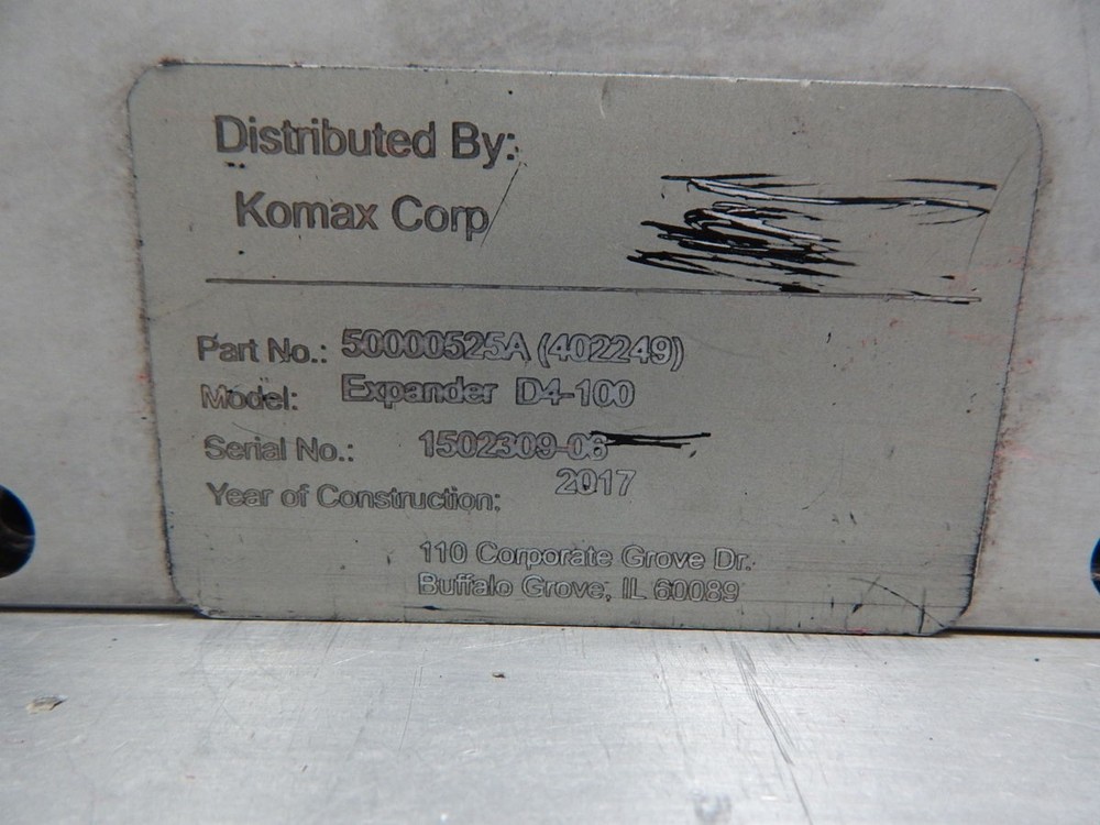 KOMAX D4-100 GROMET EXPANDER M5802