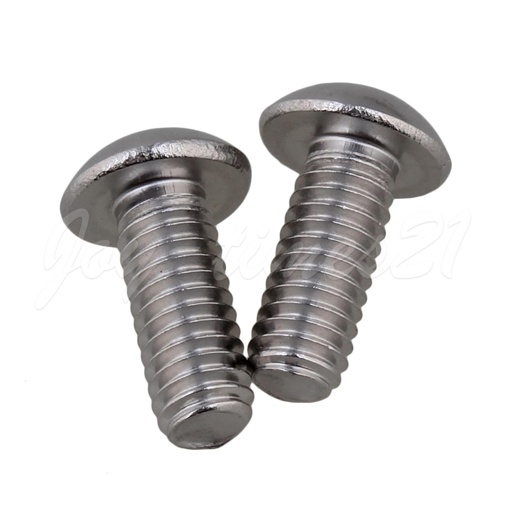 50pcs Silvery Metric Thread M4 Button Head Hex Socket Cap Screws Bolts