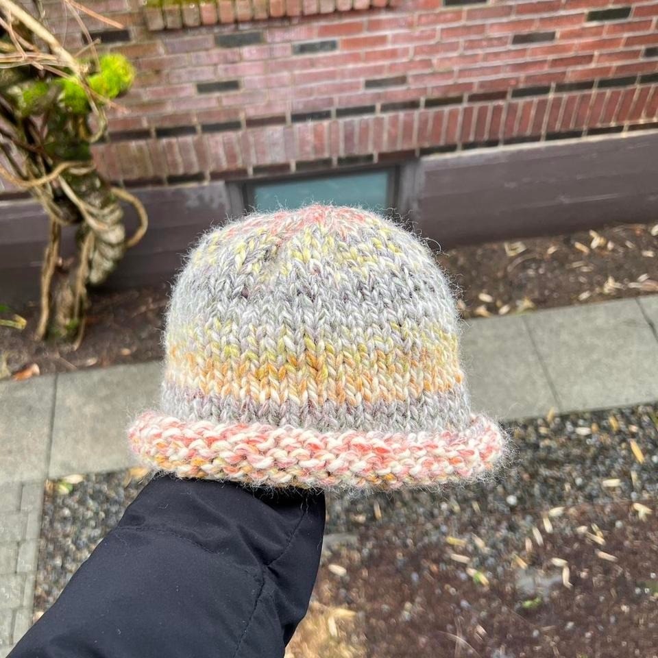 Handmade Multicolored Knitted Beanie