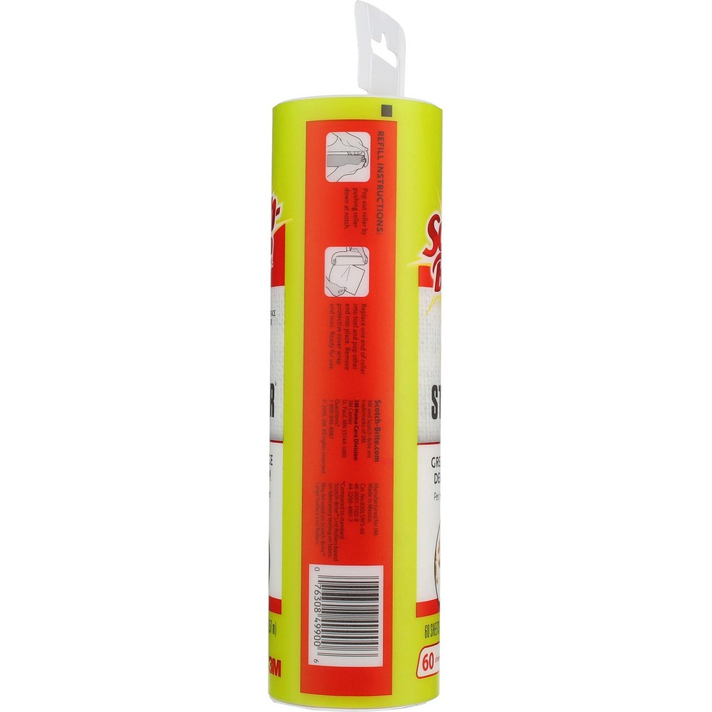 2 Pack Scotch-Brite 50% Stickier Large Surface Lint Roller Refill, 60 Ct