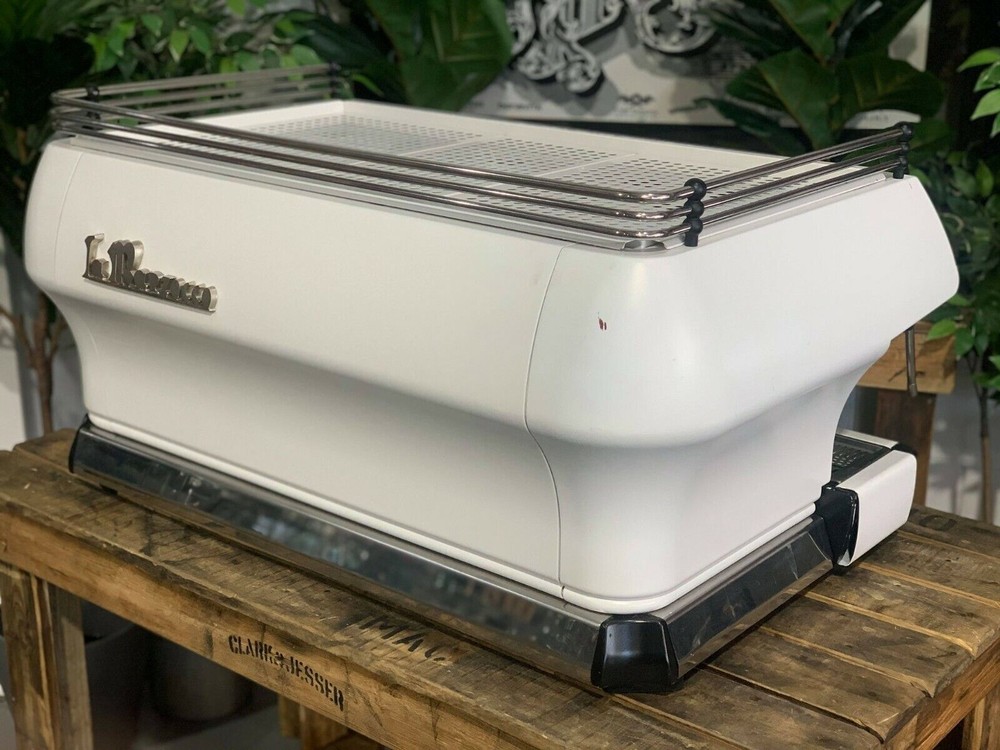 LA MARZOCCO FB80 3 GROUP MATTE WHITE SILVER ESPRESSO COFFEE MACHINE CUSTOM