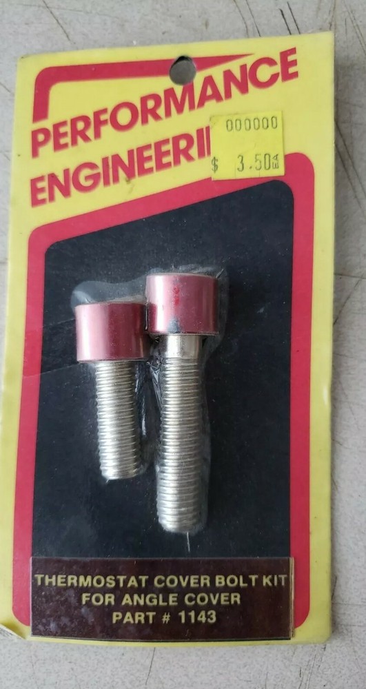 Performance Engineering 1143 Red Thermostat Angle Cover Bolt Kit