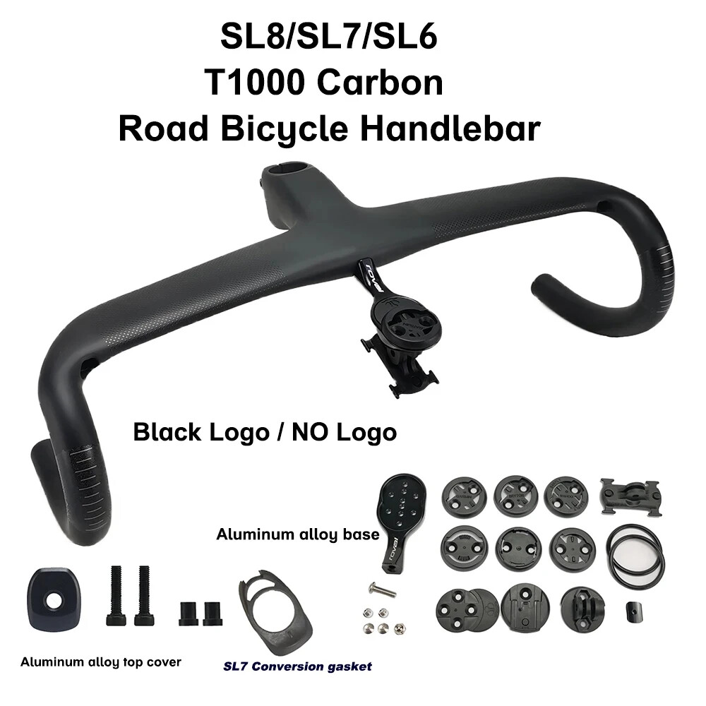 Full Internal Cable Routing Road Handlebar Carbon Bicycle Integrated Handlebar