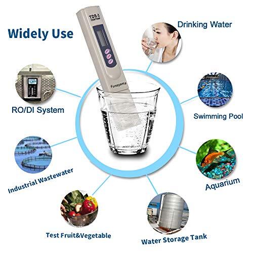 Professional Water Meter Testing Kit for Drinking Water - TDS, EC & Temp Meter