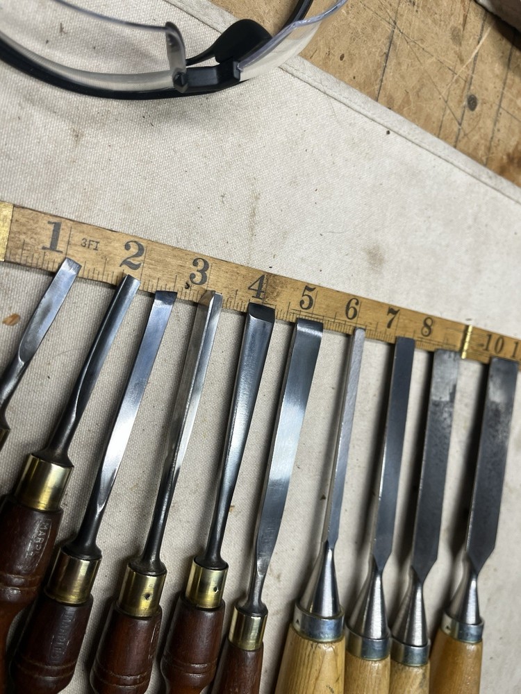 10 Pc Marples Wood carving chisel set