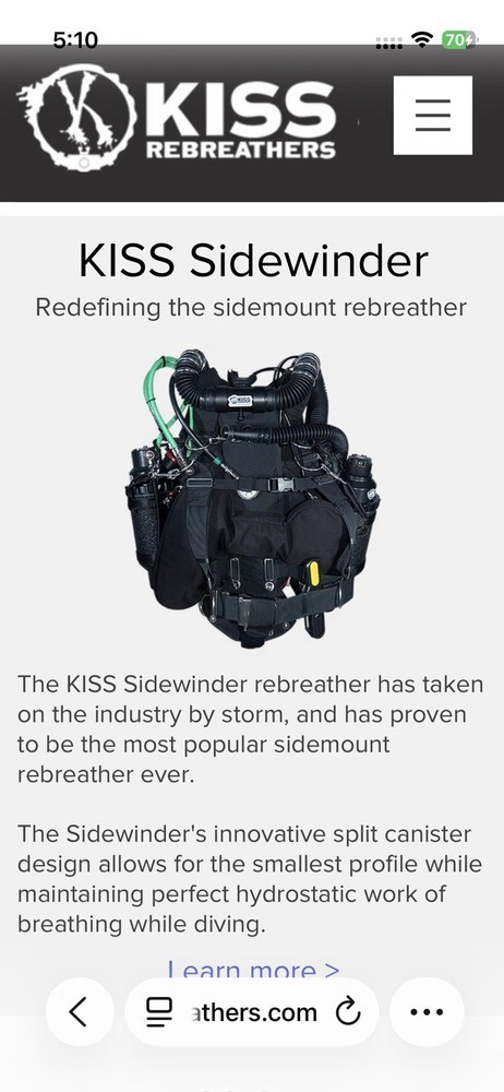 Kiss Sidewinder Rebeather