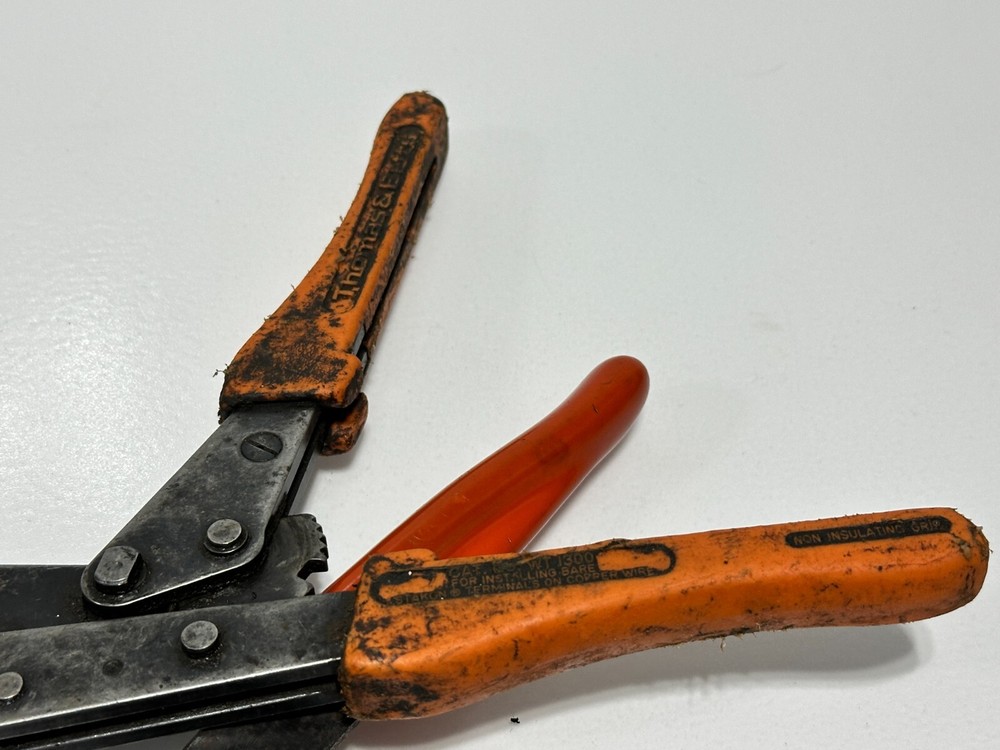 Thomas & Betts USA 2pc WT1300 & WT145C Ratcheting Crimper Tool Pair Set