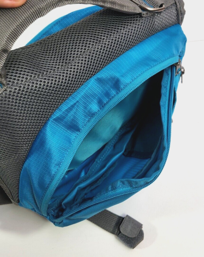 Outward Hound Quick Release Dog Backpack Size Medium Blue Hiking Day Pack NWOT