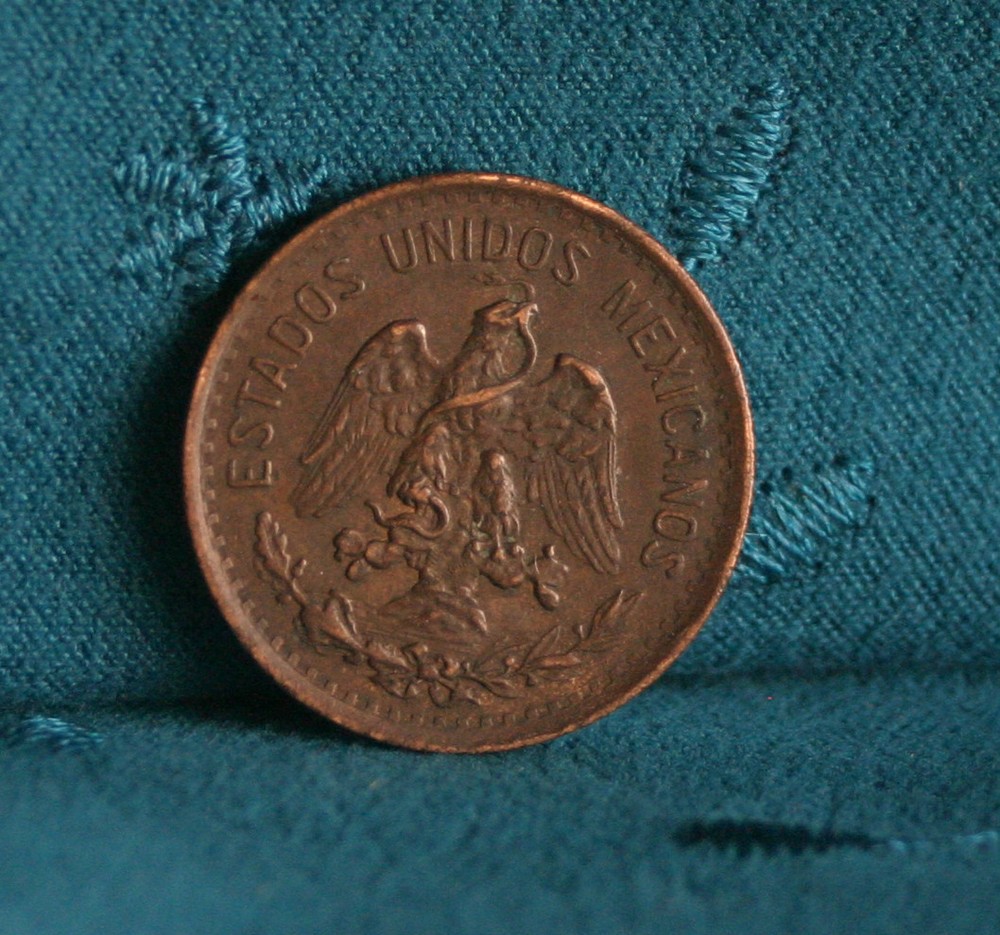 Mexico 1906 Mo  2 Centavos Bronze World Coin Eagle Nice
