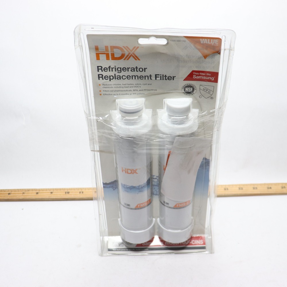 (2-Pk) HDX Replacement Water Filter / Purifier for Samsung Refrigerators