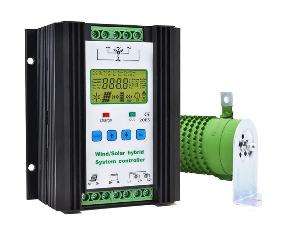 Wind Solar Hybrid Charge Controller with LCD Display 3000W,24V/48V Automatic ...
