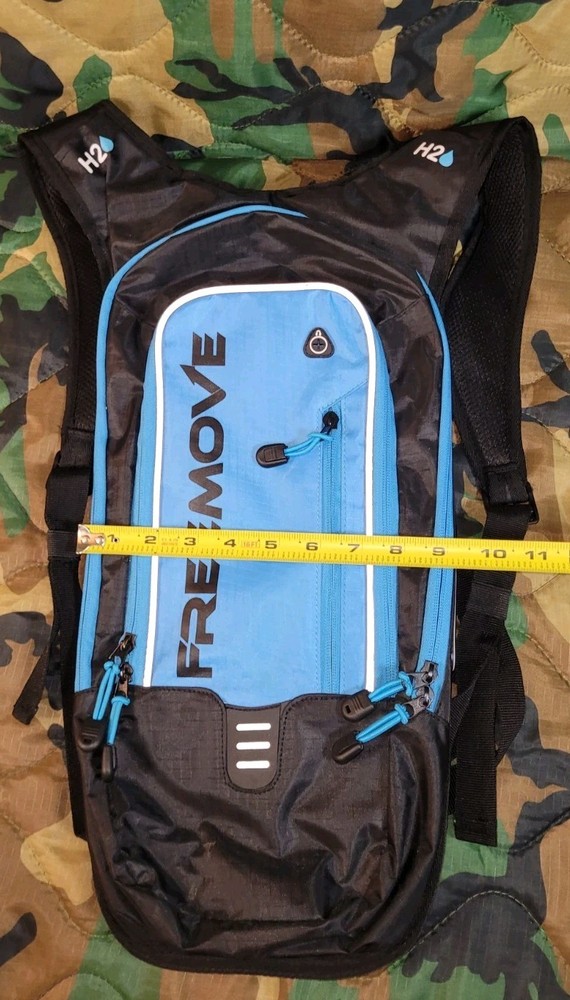 Freemove Hydration Pack Blue Light Weight No Bladder