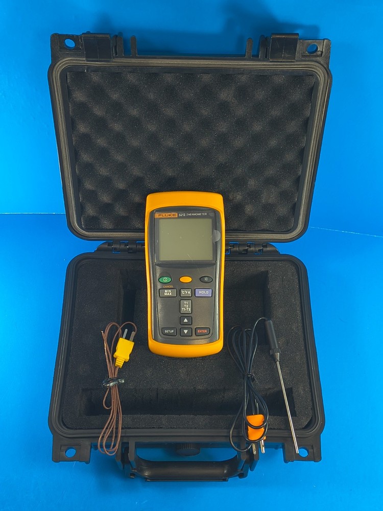 Fluke 52 II  Thermocouple Thermometer Meter !