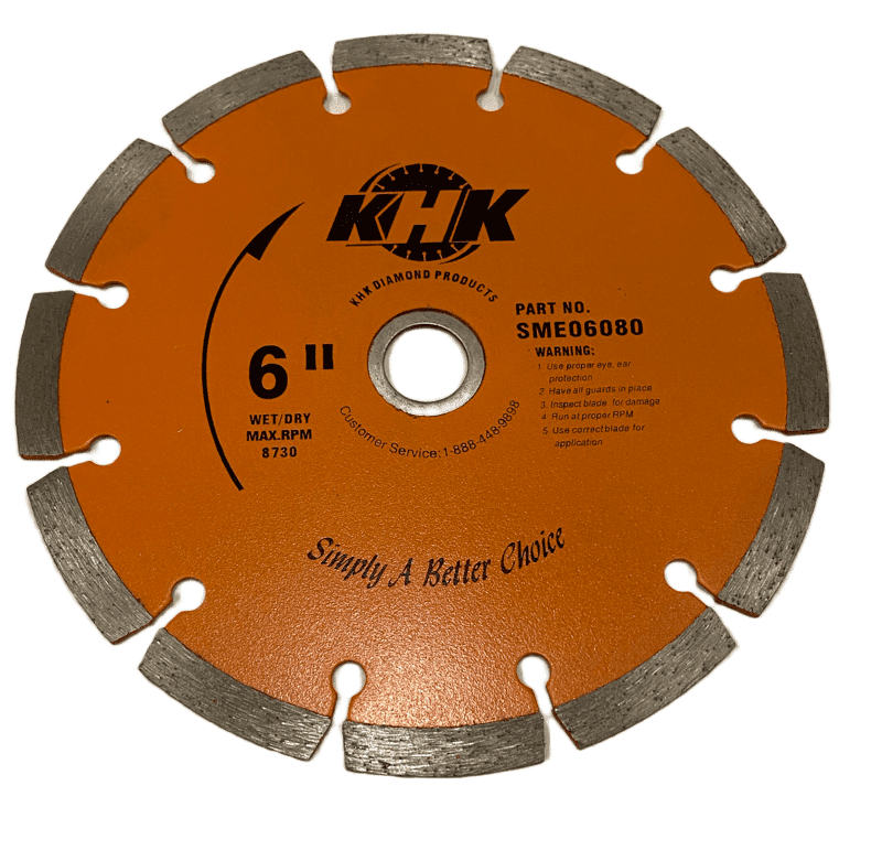 2 Pack 6" Diamond Saw Blade Segmented Cutting Concrete Bricks Stone Masonry