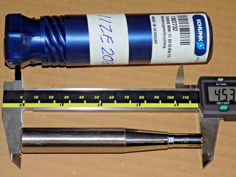 Schunk Tribos 3mm Tool Holder Extension