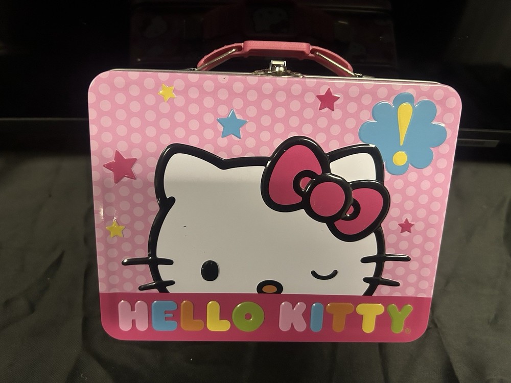 Hello Kitty “Exclamation “ Tin Box Sanrio 2014