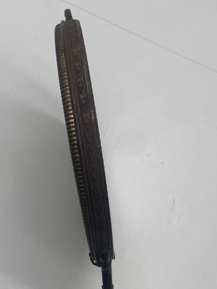 Vintage Vanity Hand Mirror – Decorative Metal Frame