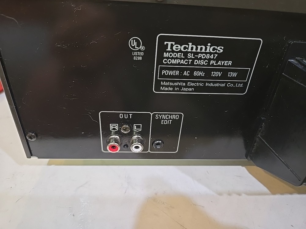 Technics SL-PD847 5 Disc Rotary CD Changer Player (H)