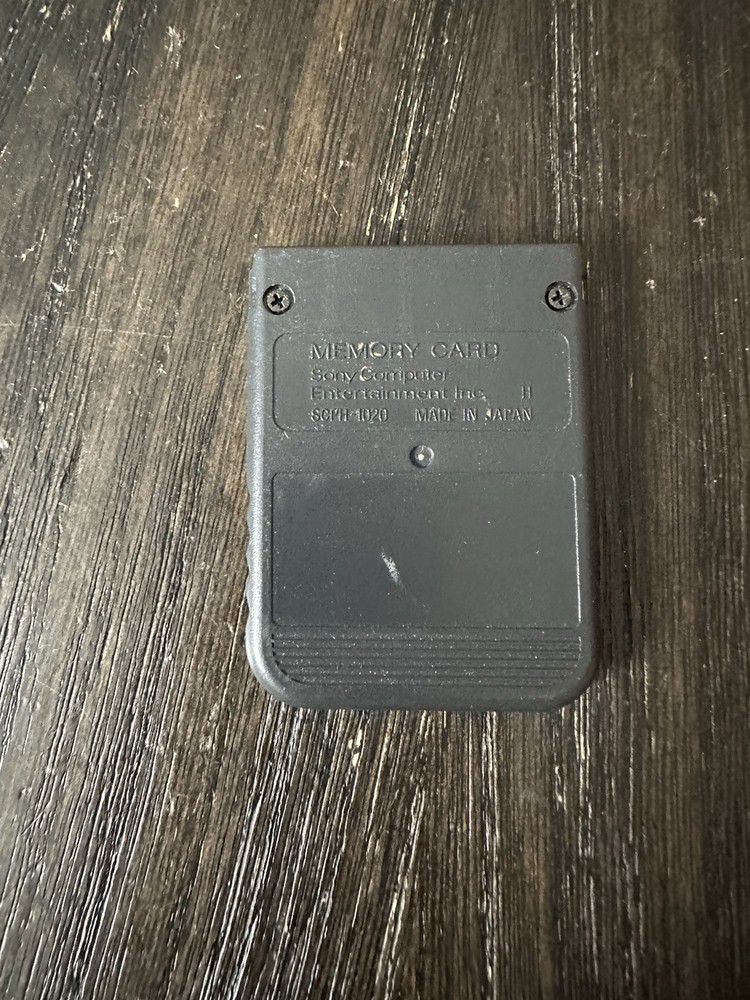 PlayStation 1 PS1 Black Memory Card SCPH-1020