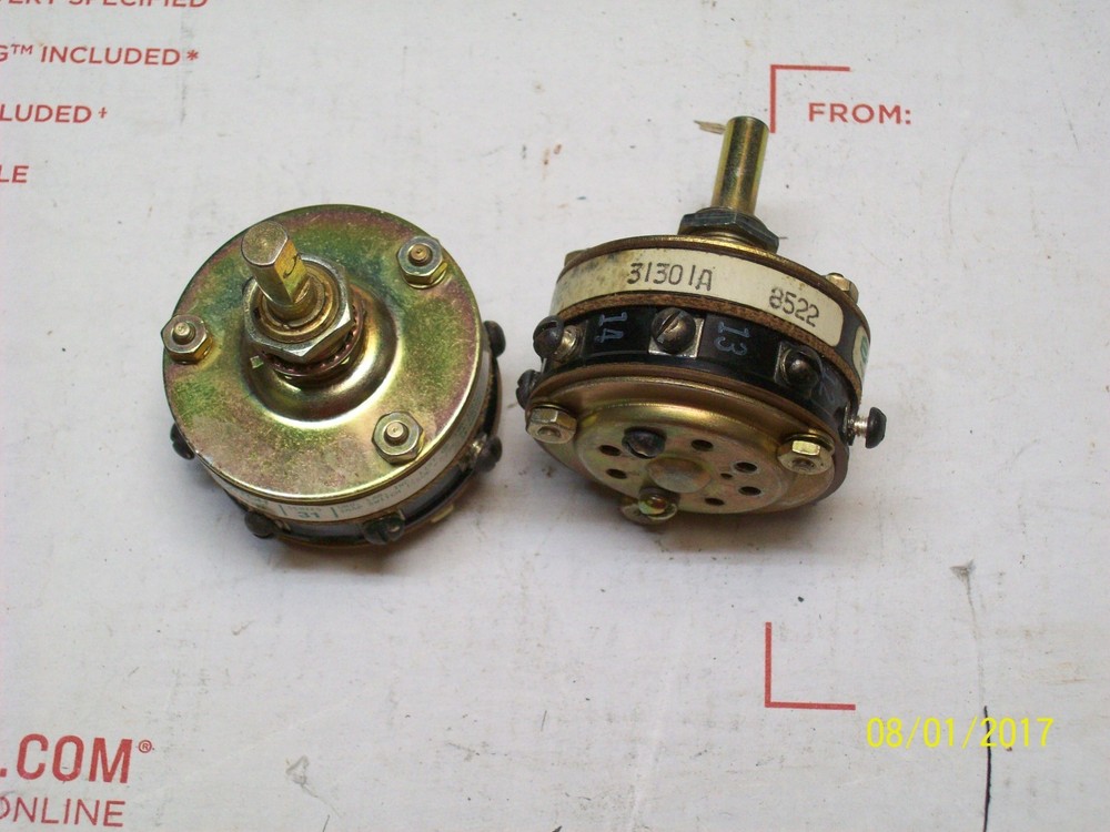 ELECTROSWITCH ROTARY SNAP SWITCH (missing knob) , 31301A