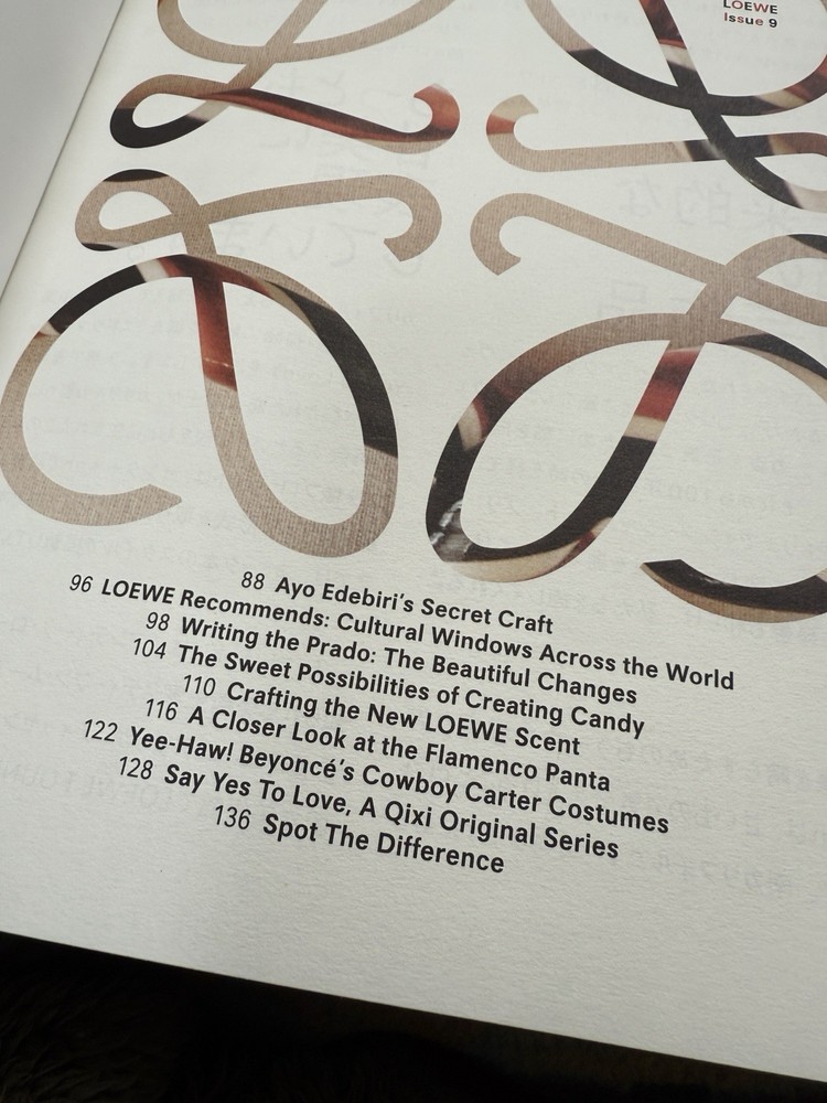 Loewe issue 9 2025 Fall WINTER Holiday collection look book Catalog