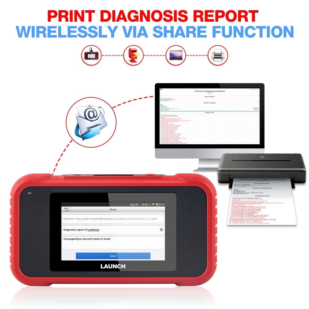 2026 LAUNCH CRP123E V3.0 OBD2 Scanner Diagnostic Tool ABS SRS Engine Code Reader
