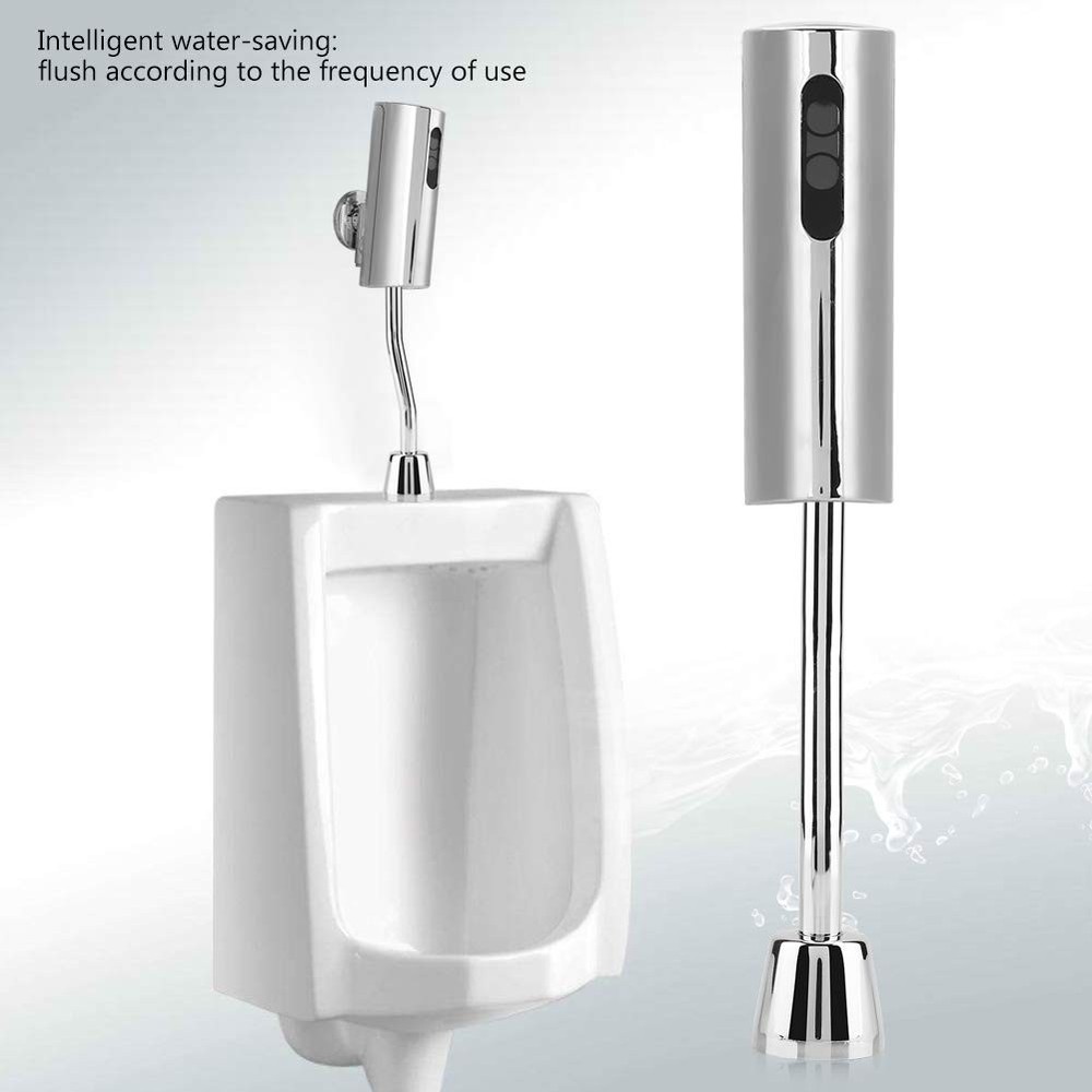 Automatic Sensor Urinal Flush Valve, Intelligent Faucet, Wall Mounted, Touchl...
