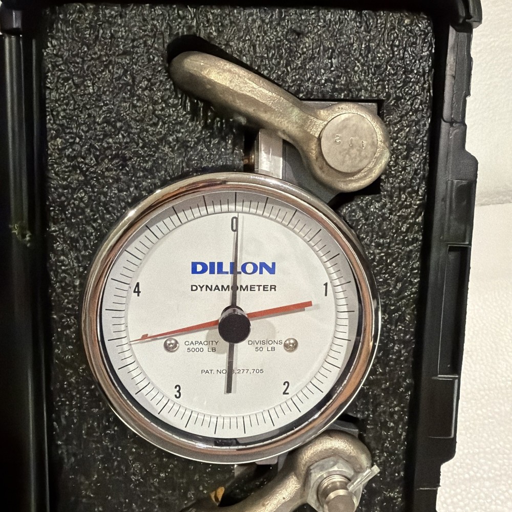 Dillon 30006-0050 Dynamometer 5000lbs With Shackles 5in Dial