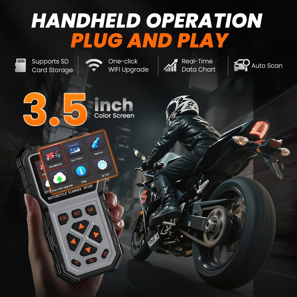 Fit for Triumph SUZUKI Motorcycle Scanner OBD2 Diagnostic Scan Tool Code Reader