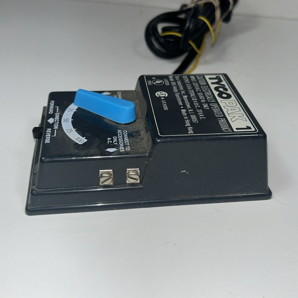 TYCO PAK 1 Model 895 Hobby Transformer Power Pack Train Controller